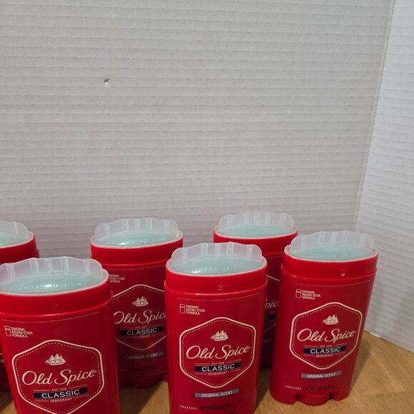 Lot of 9 Old Spice Classic Deodorant Original Scent Round Stick Formula New - Picture 6 of 6